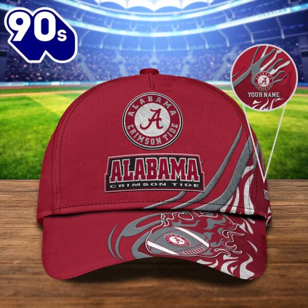 Alabama Crimson Tide Sport Cap Personalized Your Name NCAA Cap