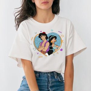Aladdin And Jasmine Feel The Love Valentine’s Day T-Shirt Disney