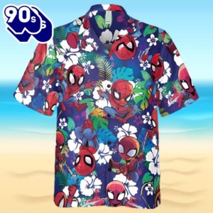 Amazing Superhero Tropical Spider Man Lovers Summer Vibes Hawaiian Shirt