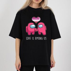 Among Us Valentines Shirt Perfect Love Is Among Us Valentine’s Day