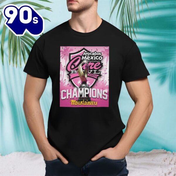 App State Football Are 2023 Cure Bowl Champions Congratulations Bowl Season Tshirt