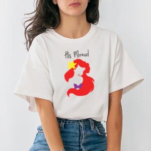 Ariel And Eric Shirts Disney Valentine Shirt Her Sailor His Mermaid Shirts Valentine’s Day T-Shirt