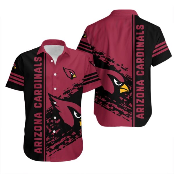Arizona Cardinals Hawaiian Shirt Quarter Style  NFL