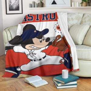 Astros Mickey Fleece Blanket For…