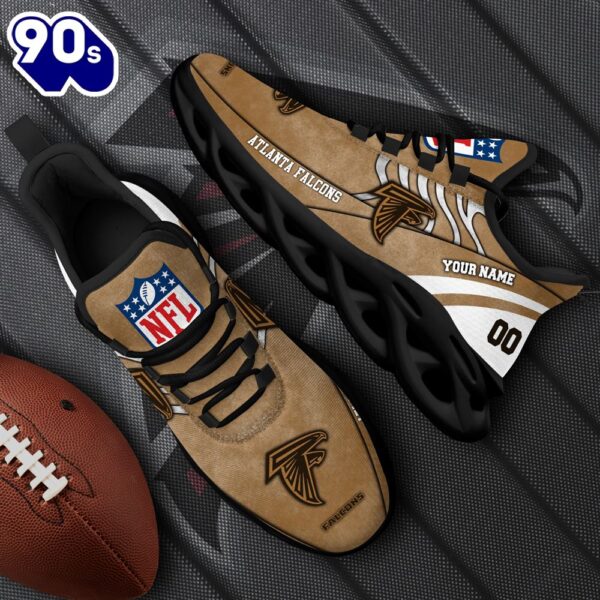 Atlanta Falcons NFL Clunky Shoes For Fans Custom Name And Number