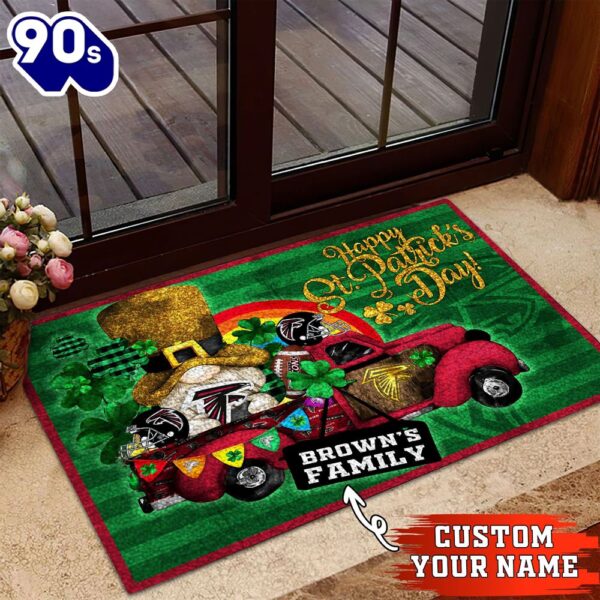 Atlanta Falcons NFL-Custom Doormat For The Celebration Of Saint Patrick’s Day