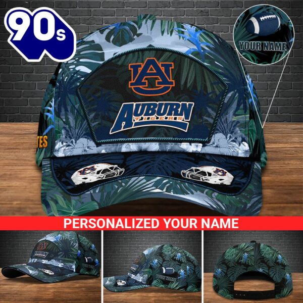 Auburn Tigers Football Team Cap Personalized Your Name NCAA Cap