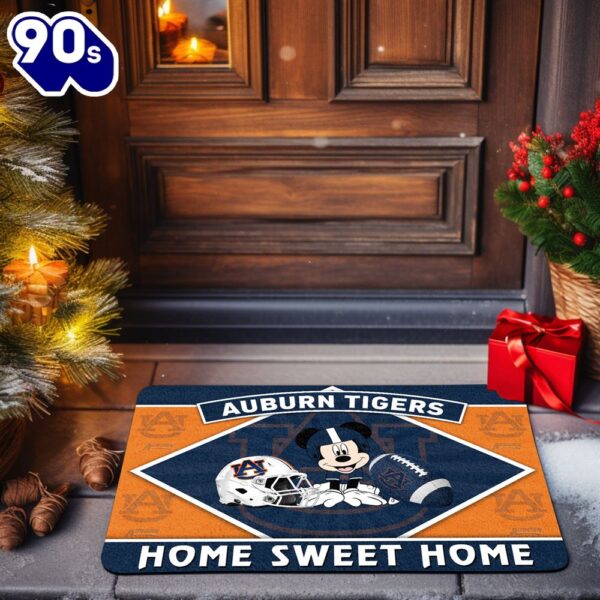 Auburn Tigers NCAA And Mickey Mouse Doormat