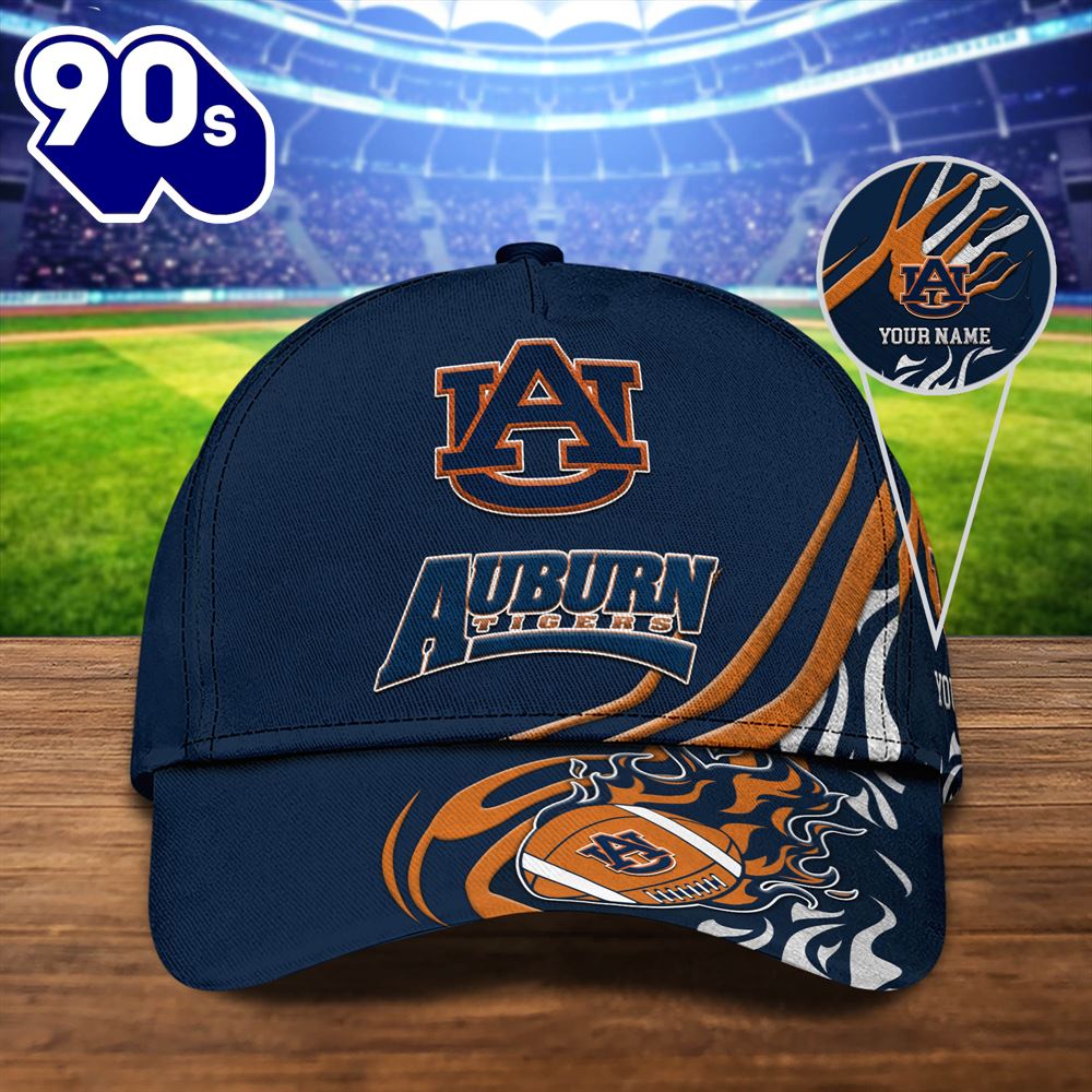 Auburn Tigers Sport Cap Personalized Your Name NCAA Cap