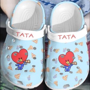 BTS Jungkook Pattern Clogs Crocband Crocs Comfortable Shoes For Men Women