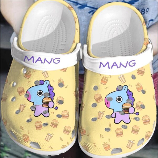 BTS Jungkook Pattern Crocband Clogs Crocs Comfortable Shoes For Men Women