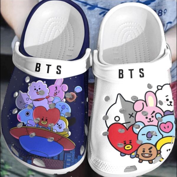 BTS Jungkook Pattern Comfortable Shoes Clogs For Men Women