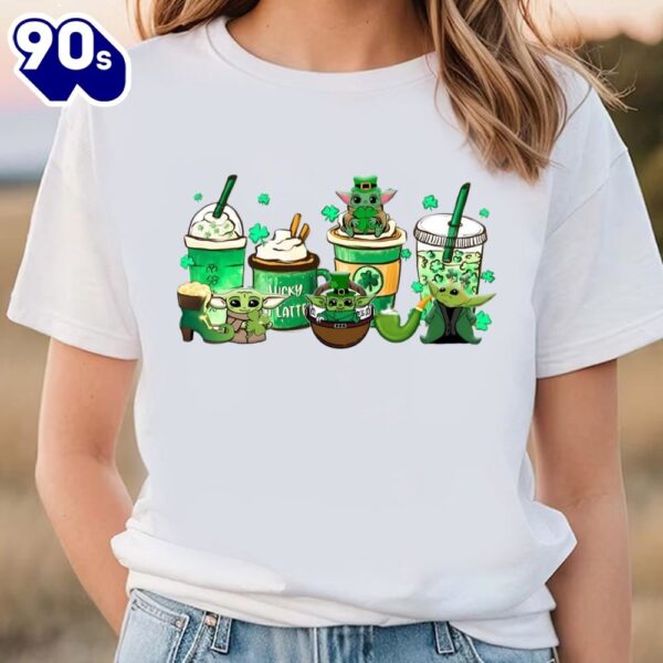 Baby Yoda Coffee Shirt, Yoda Patrick’s Day Shirt