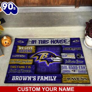 Baltimore Ravens NFL-Custom Doormat For…