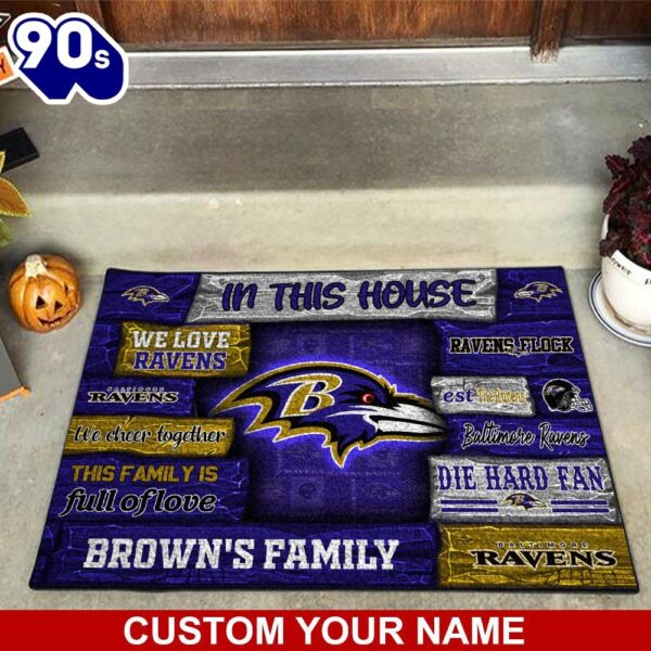 Baltimore Ravens NFL-Custom Doormat For Couples This Year