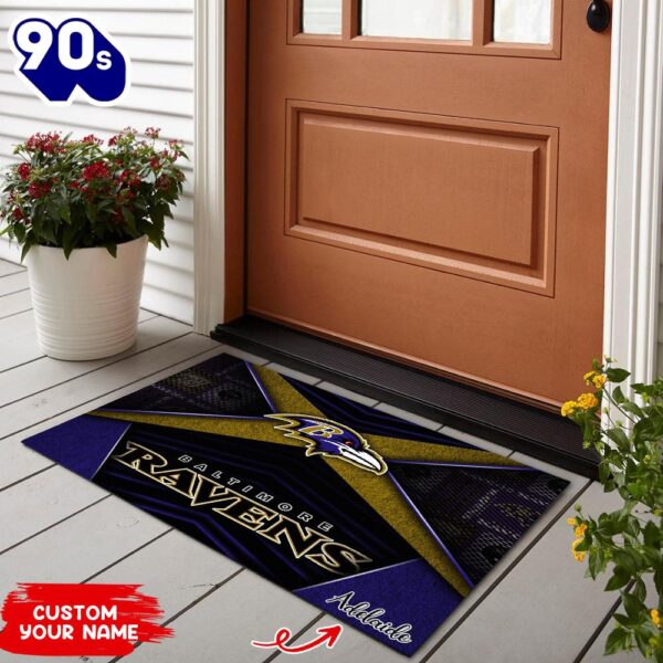 Baltimore Ravens NFL-Custom Doormat For Sports Enthusiast This Year