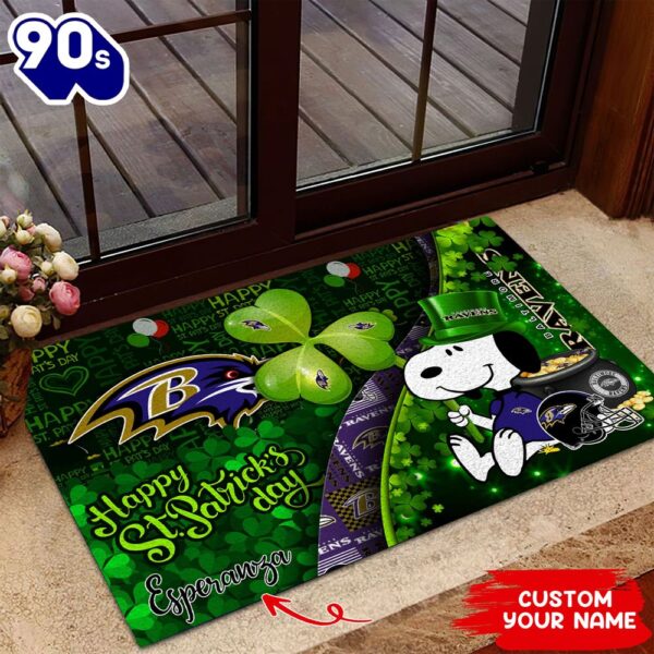 Baltimore Ravens NFL-Custom Doormat The Celebration Of The Saint Patrick’s Day