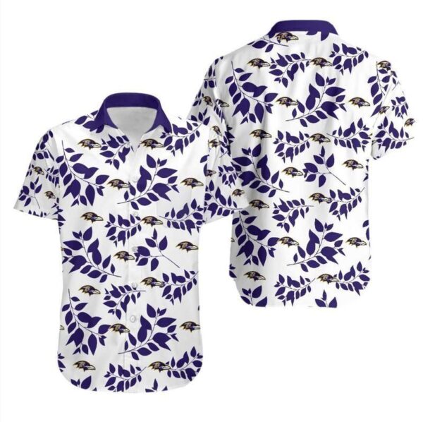Baltimore Ravens NFL Gift For Fan Hawaii Shirt And Shorts Summer Collection Trendy Aloha