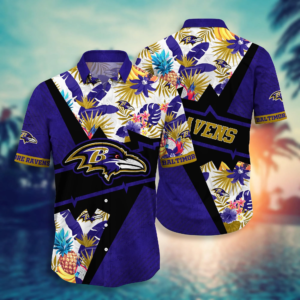 Baltimore Ravens NFL Hawaiian Shirt…
