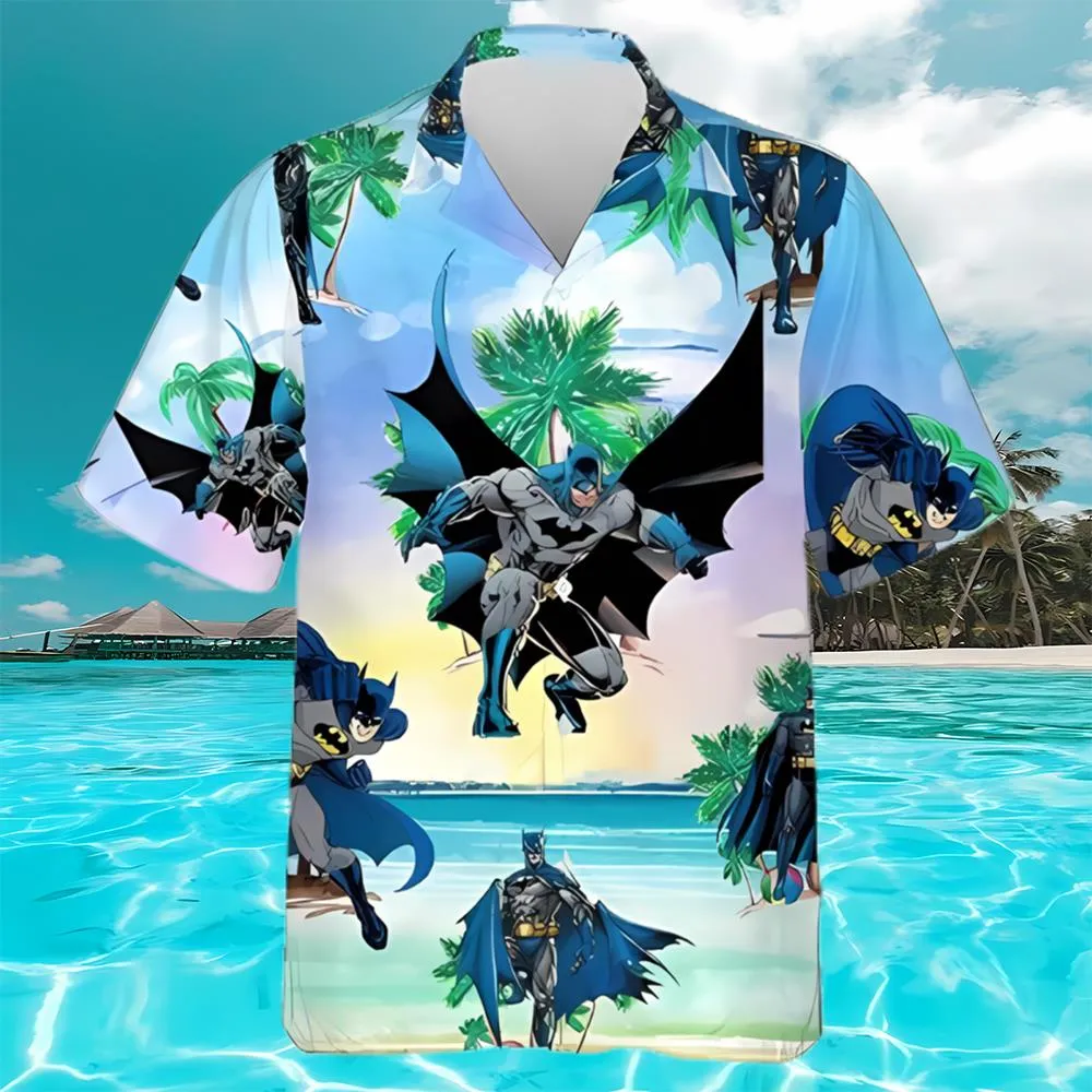 Batman Flower Hawaiian Shirt