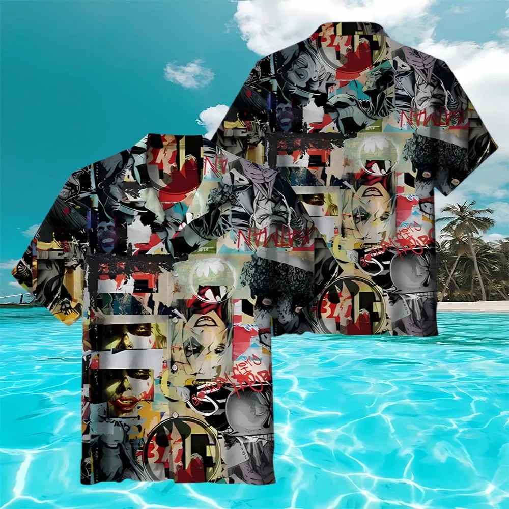 Batman Ft Joker 3D All Print Hawaiian Shirt