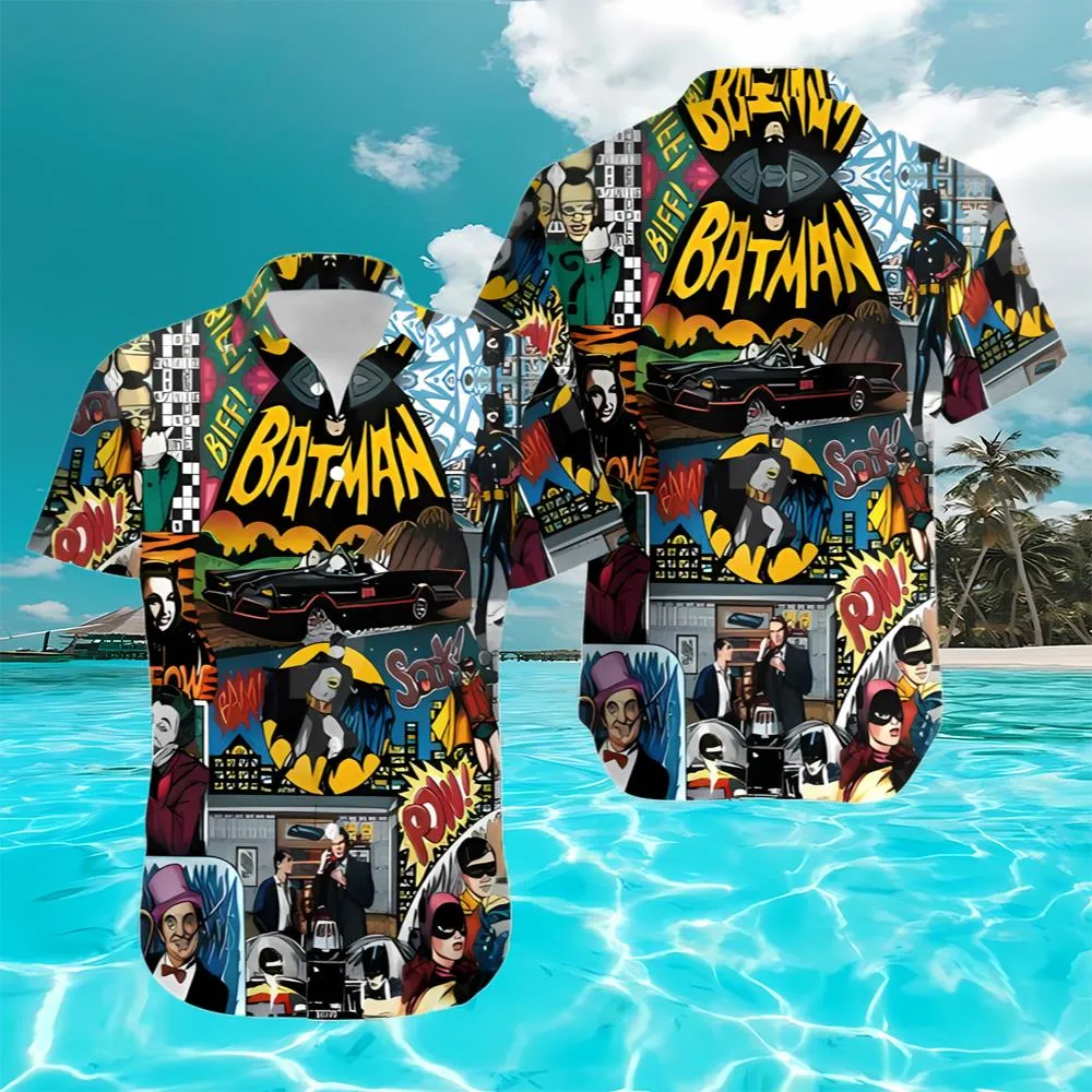 Batman Superheroes Characters Lovers 3D Hawaii Shirt