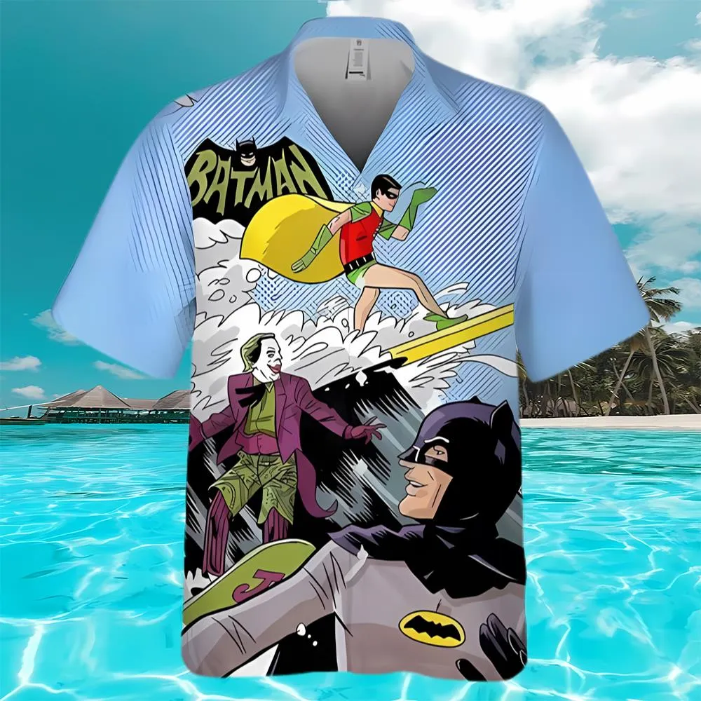 Batman Surfing Hawaiian Shirt
