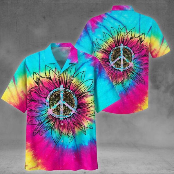 Beach Hippie Hawaiian Shirt – Beachwear For Men – Gifts For Young Adults