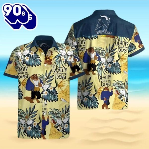 Beauty And The Beast Disney Fashion Beach Hawaiian Shirts