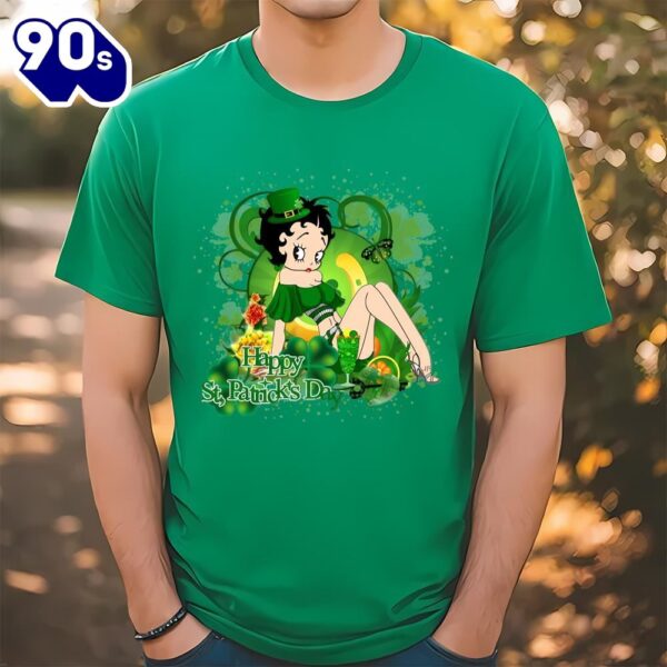 Betty Boop Character Saint Patricks Day Shirt