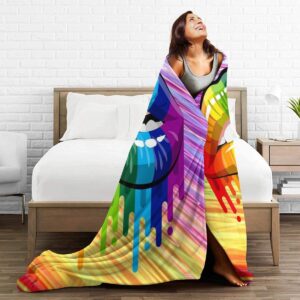 Blanket For Gay Homosexual Lesbian Rainbow Lips Pride Fleece Lgbt Meaningful Gift 3