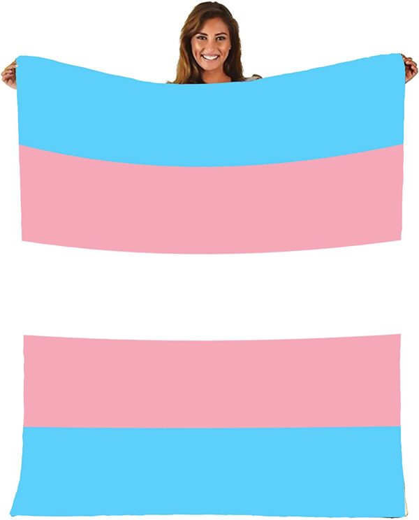 Blanket Transgender Pride Flag Lgbt Throw Blanket Ultra Soft Blanket For Trans, Trans Gift