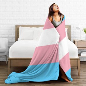 Blanket Transgender Pride Flag Lgbt Throw Blanket Ultra Soft Blanket For Trans Trans Gift 3