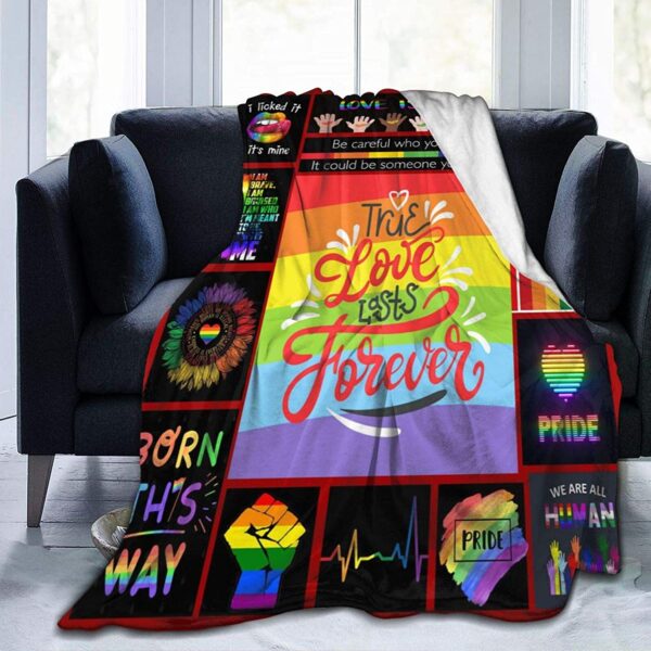 Blankets Lgbt Gay Pride, I Lick It So It’S Mine Love Is Love Pride Blanket For Lgbtq