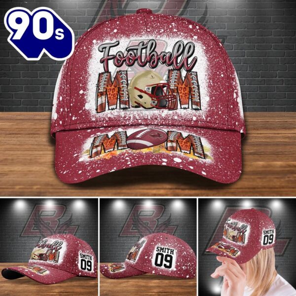 Boston College Eagles Bleached Cap Custom Your Name And Number NCAA Cap