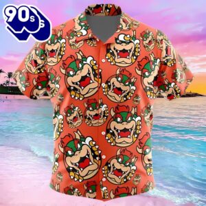 Bowser Super Mario Hawaii Shirt