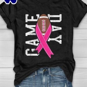 Breast Cancer Football Game Day – Breast Cancer Awareness Shirt