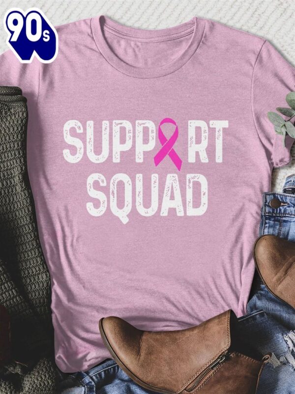 Breast Cancer Warrior Support Squad – Breast Cancer Awareness Shirt