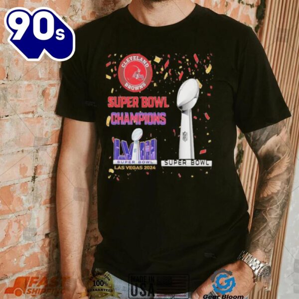 Browns Super Bowl Champions Lviii Las Vegas 2024 Shirt