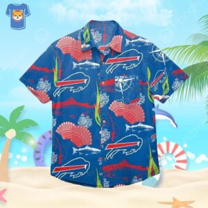 Buffalo Bills Hawaiian Shirt Scallops…