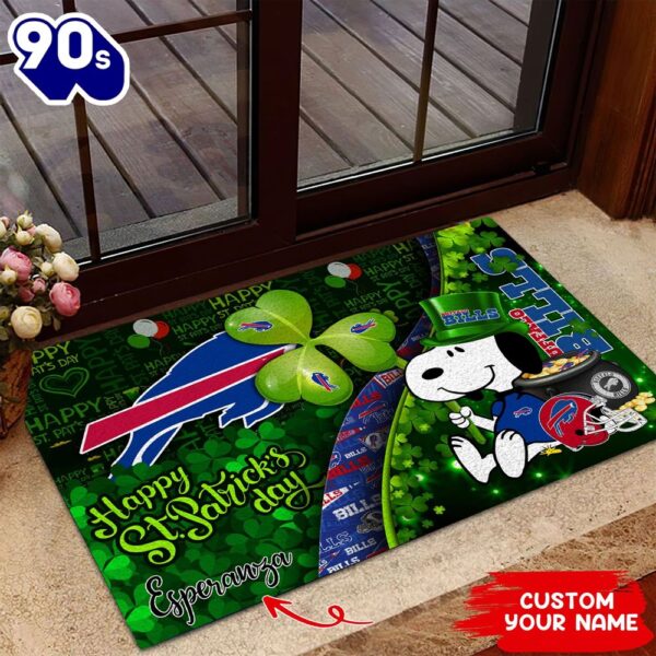 Buffalo Bills NFL-Custom Doormat The Celebration Of The Saint Patrick’s Day