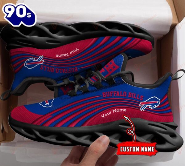 Buffalo Bills NFL Personalized Clunky Shoes Running Adults