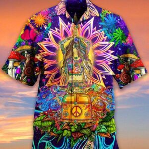 Bus Hippie Hawaiian Shirt –…
