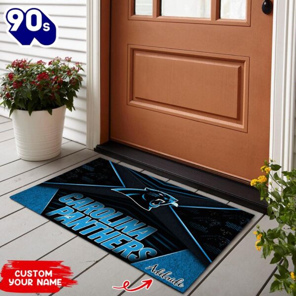 Carolina Panthers NFL-Custom Doormat For Sports Enthusiast This Year