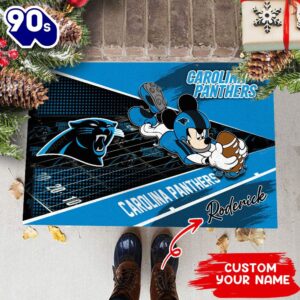 Carolina Panthers NFL-Custom Doormat For…