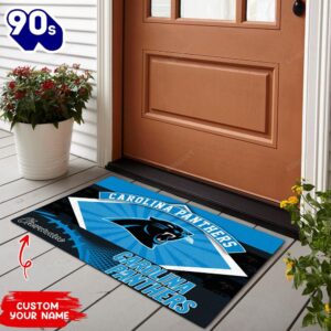 Carolina Panthers NFL-Personalized Doormat For…