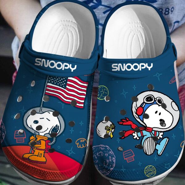 Cartoon Snoopy Dog Crocs 3D Clog Shoes