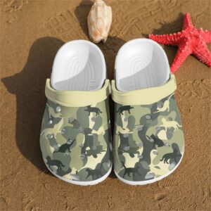 Cat camo pattern shoes Crocs…