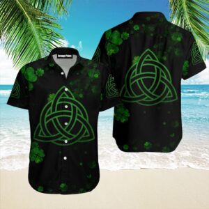 Celtic Shamrock Irish StPatrick Day Aloha Hawaiian Shirts 1