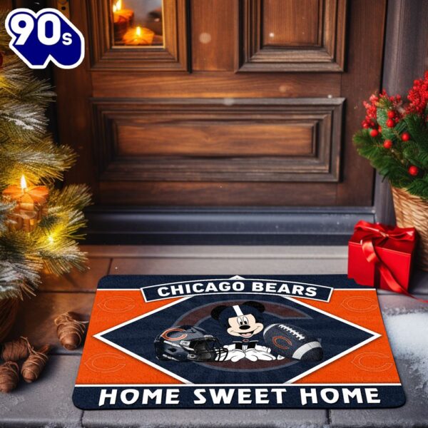 Chicago Bears NCAA And Mickey Mouse Doormat